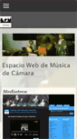 Mobile Screenshot of musicadecamara.com.es